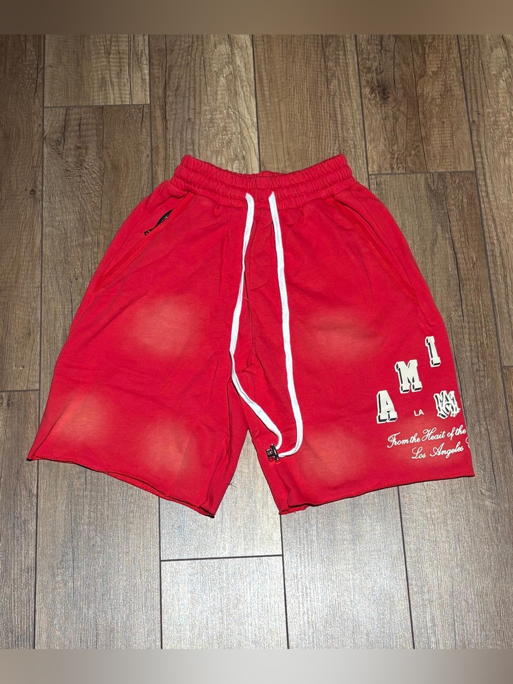 Amiri Red Graphic Shorts Brand New Mens Size Large